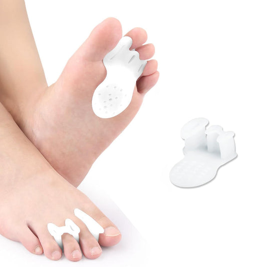 2Pcs Gel Toe Separators & Ball of Foot Cushions ,Pain Relief