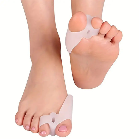 2Pcs Silicone Gel Bunion Corrector Toe Separator, Straighter, Protector