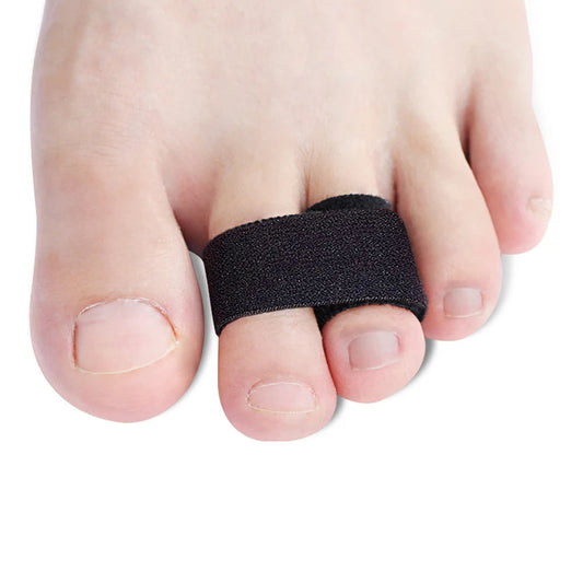 1/2/5/10Pcs Hammer Toe Straightener Broken Toe Wraps Splints with Cushioned Bandages for Bent Crooked  Overlapping Toes