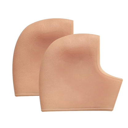 2Pcs Gel Heel Protectors Soft Heel Cups Cushions Heel Pain and Cracked Heels Relief for Men and Women Foot Care Tool