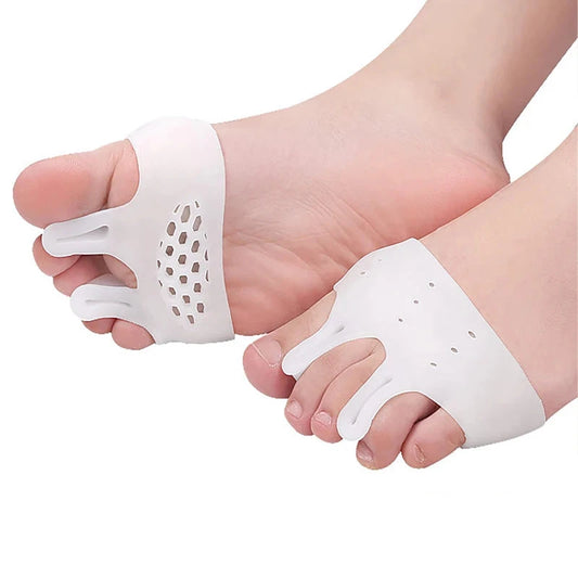 2Pcs Gel Metatarsal Pads Ball of Foot Cushions, Bunion Pad  and Toe Separator