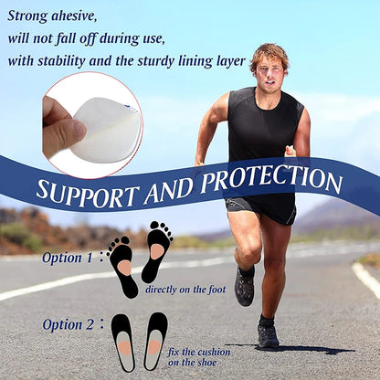 2Pcs/Pair Metatarsal Pads Pain Relief Ball of Foot Cushions for Women and Men Forefoot Insole Support Foot Protectors