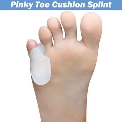 2Pcs/Pair Tailor's Bunion Pads Soft Gel Bunionette Cushions for Pain Relief