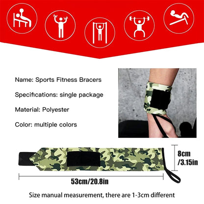 Weightlifting Wrist Wraps Wrist Support with Heavy Duty Thumb Loop - Best Wrap for Powerlifting, Strength Training, Bodybuilding