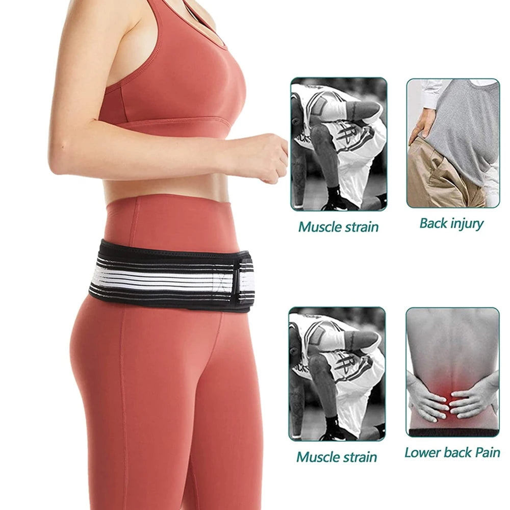 1Pcs Sacroiliac SI Joint Hip Belt - Lower Back Support Brace for Men Women - Hip Braces for Hip Pain - Pelvic Support Belt