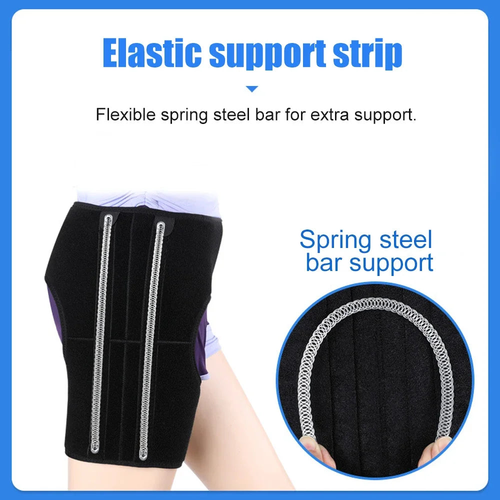 Groin Hip Brace for Sciatica Pain Relief Support Wrap for Hip Flexor Recovery Injury Sprain Relief Hernia Hamstring Quad SI Belt