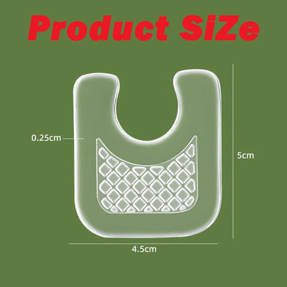 2/4Pcs Callus Pads Corn Protectors 1/8 inch Callus Cushions for Rubbing on Shoes Waterproof Toe Cushions U-Shaped