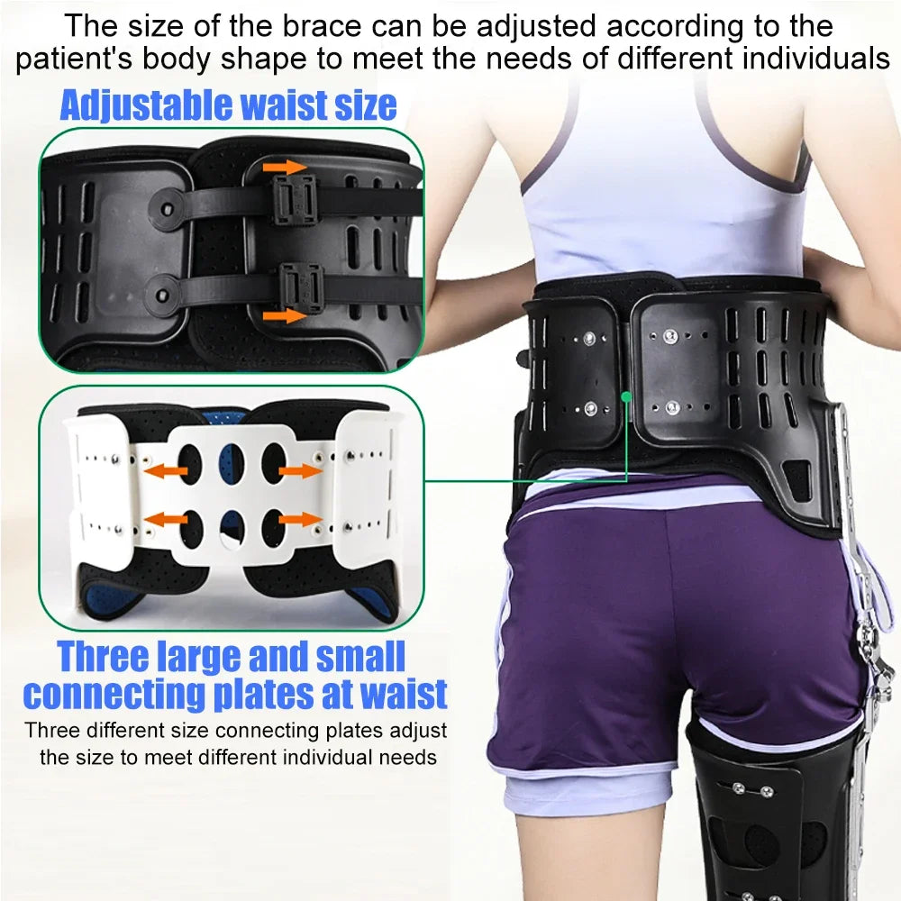 Hip Stabiliser Support Brace Corrector Hinged Hip Abduction Orthosis for Hip Groin Hamstring Thigh Sciatic Nerve Pain Relief