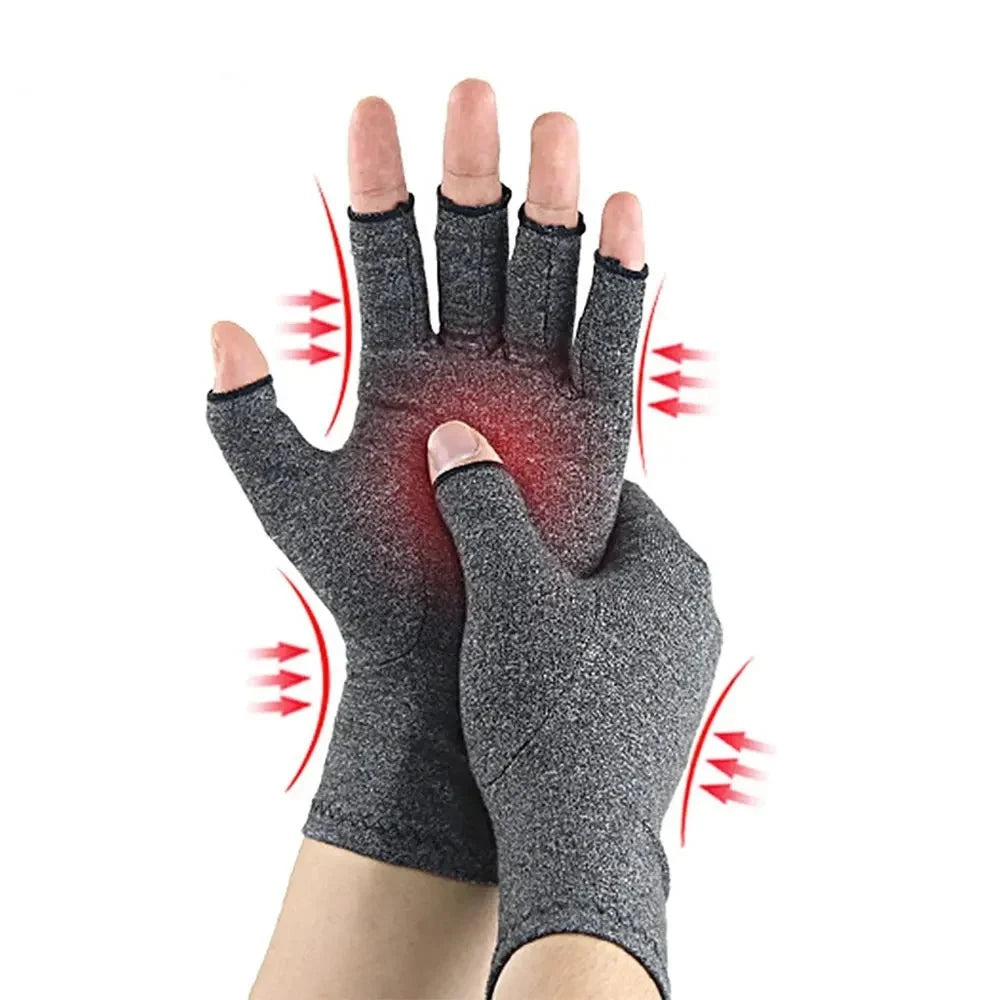 1Pair Unisex Compression Arthritis Gloves Wrist Support Cotton Joint Pain Relief Hand Brace Women Men Therapy Wristband