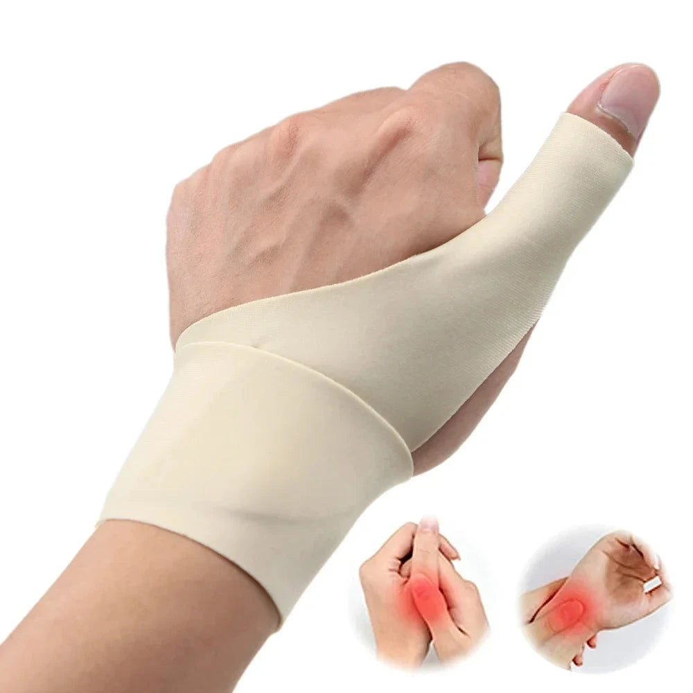 Wrist Thumb Support Braces Soft, Relief Pain Carpal Tunnel, Arthritis Thumb, Fits Both Hands, Lightweight, Stabilizer Support