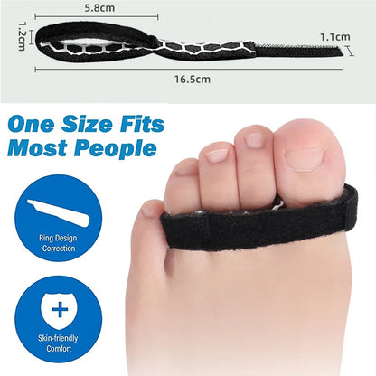 1/2/5/10Pcs Hammer Toe Straighteners Toe Splint Toe Cushioned Bandages for Overlapping Toes Finger Protector