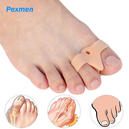 2Pcs Gel Bunion Correctors Toe Separator Spacers