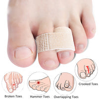 1/2/5/10/20 Hammer Toe Straightener Toe Splints Toe Wraps Bandages for Correcting Hammertoe Crooked & Overlapping Toes