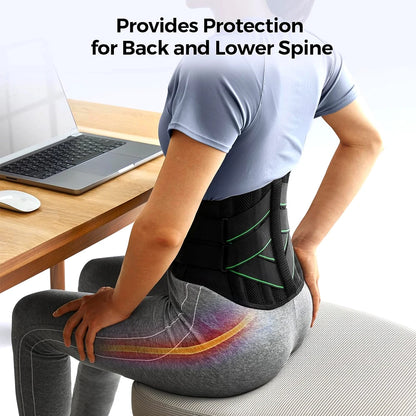 1Pcs Back Support for Lower Back Pain, For Men & Women, Herniated Disc, Sciatica, Scoliosis, Adjustable Lumbar Back Support Belt