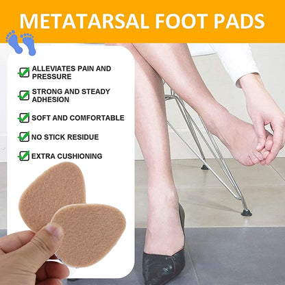 2Pcs/Pair Metatarsal Pads Pain Relief Ball of Foot Cushions for Women and Men Forefoot Insole Support Foot Protectors