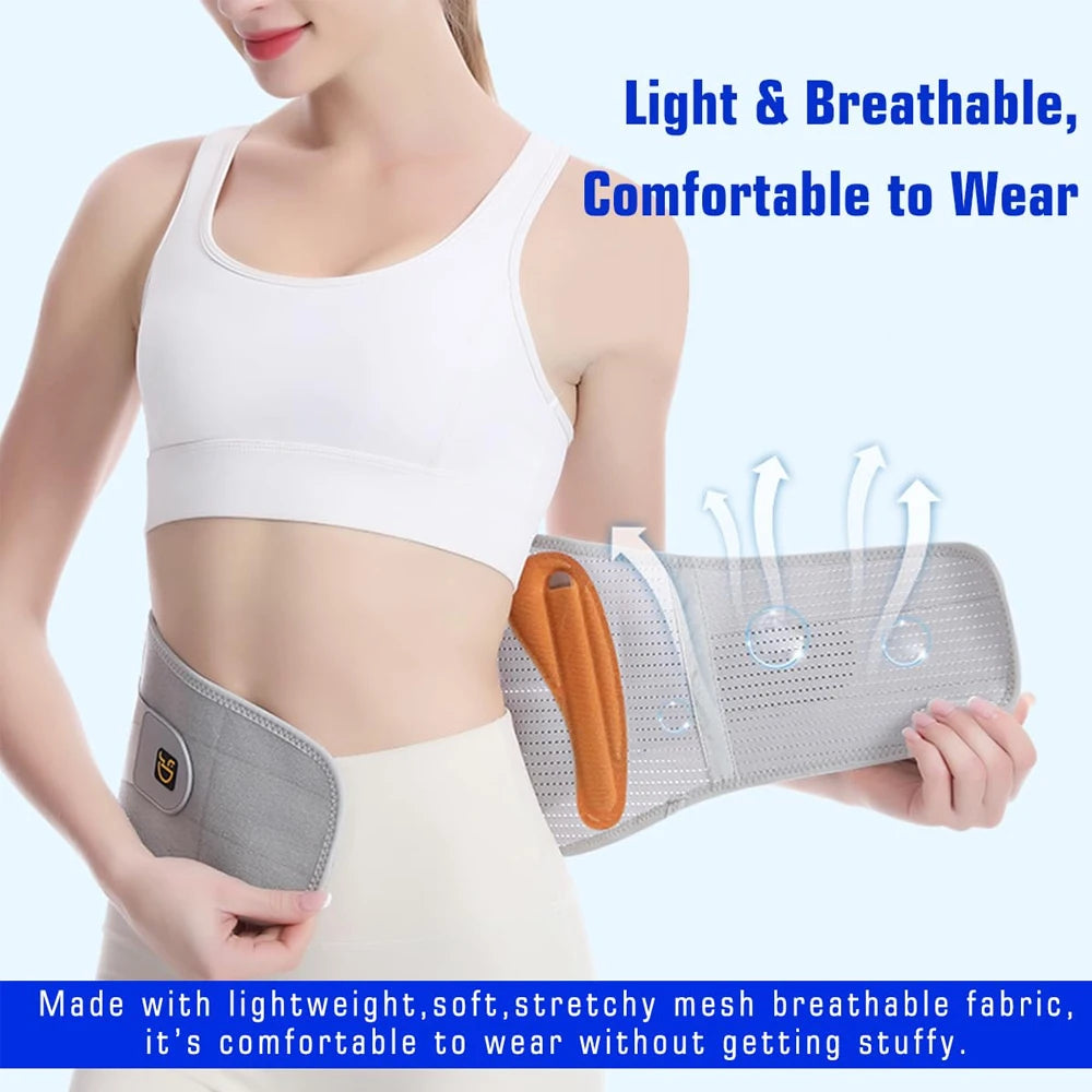 Back Brace for Lower Back Pain, Breathable Back Support Belt for Intant Pain Relief from Sciatica Hernated Disc Scoliosis Sprain