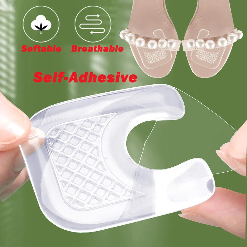 2/4Pcs Callus Pads Corn Protectors 1/8 inch Callus Cushions for Rubbing on Shoes Waterproof Toe Cushions U-Shaped