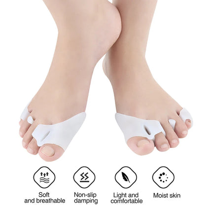 Forefoot Pads Gel  Spreader Bunion Corns Overlapping Toe Separator Foot Cushions