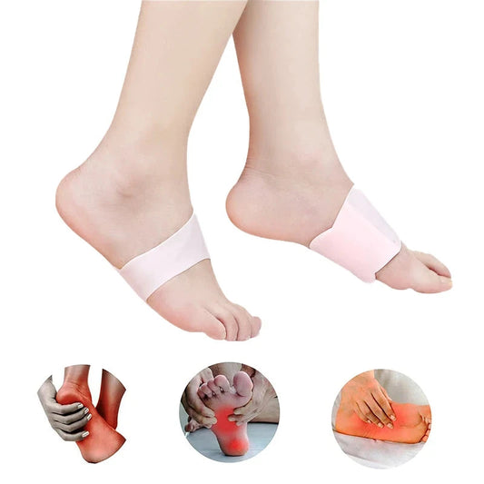 2Pcs Arch Support Sleeve for Plantar Fasciitis Flat Foot Fallen Arches