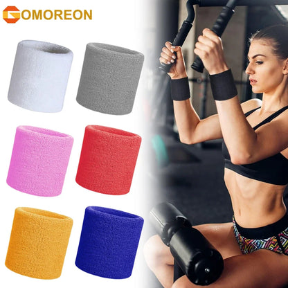 Unique Sports Multi Colors Pack Sports Wrist Sweat Wristbands for Basketball Leagues（Black/Yellow/White/Blue/Pink/Red/Gray)