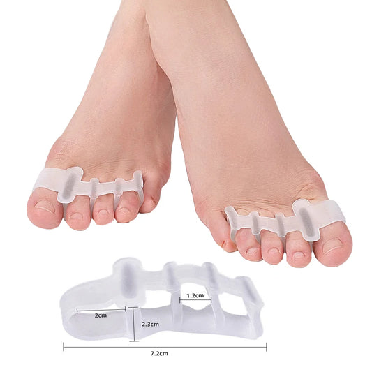 2Pcs/Pair Gel Toe Separator, Protector ,Straightener, Corrector, and Pain Relieve