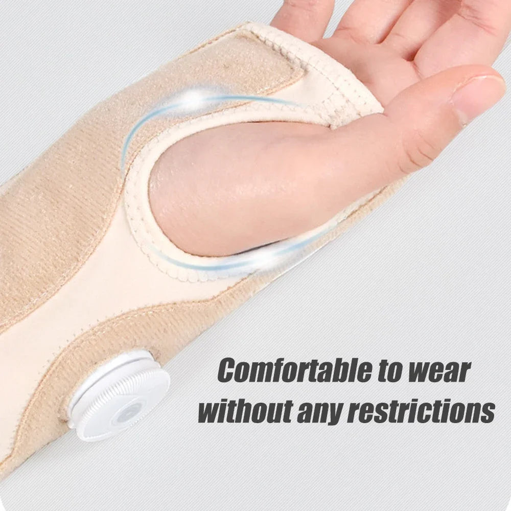 1Pcs Carpal Tunnel Wrist Brace Night Support and Metal Splint Stabilizer,Adjustable Drawstring Hand Brace for Women Men,Sleeping