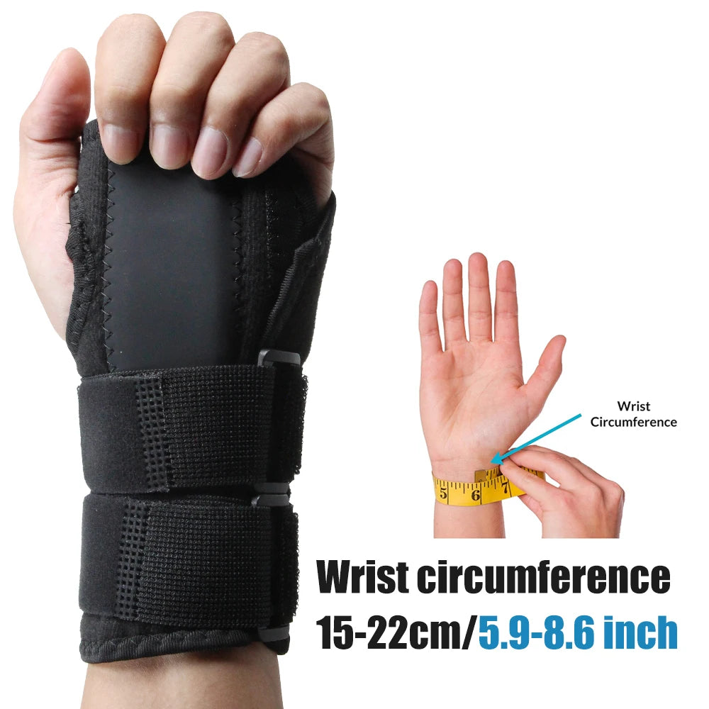 Wrist Brace for Carpal Tunnel Relief Night Support , Maximum Support with 3 Stays Adjustable Splint Right Left Hands Tendonitis