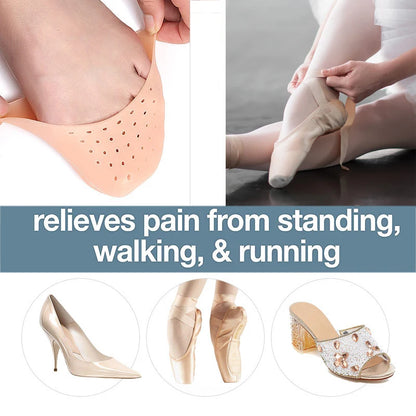 2Pcs/Pair Toe Protectors for Women Toe Pain Relief Ball of Foot Cushion Toe Caps