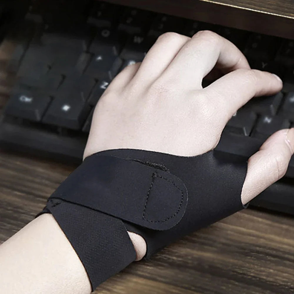 1Pcs Sport Wrist Thumbs Hands Support Adjustable Finger Holder Protector Brace Protective Sleeve for Trigger Finger, Pain Relief