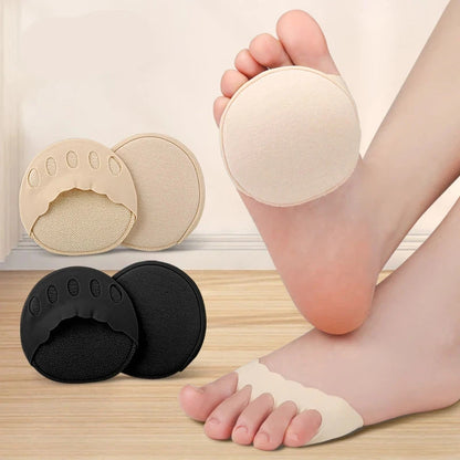 2/4Pcs Metatarsa Pads Soft Ball of Foot Cushions Prevention Pain Relief Honeycomb Fabric High Heels Invisible Socks