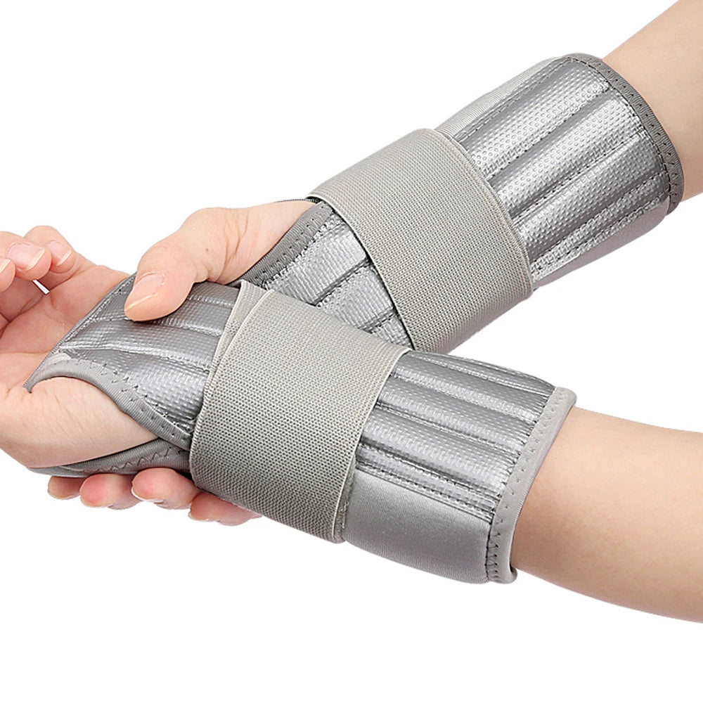 Wrist Brace for Carpal Tunnel, Adjustable Night Wrist Support Brace with Splints, Hand Support for Arthritis, Tendonitis, Sprain