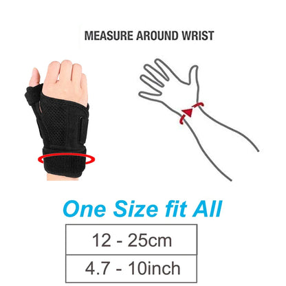 1Pcs Sports Wrist Brace Sprain Prevention Wrist Protector Adjust-to-Fit Thumb Stabilizer,  For Men and Women