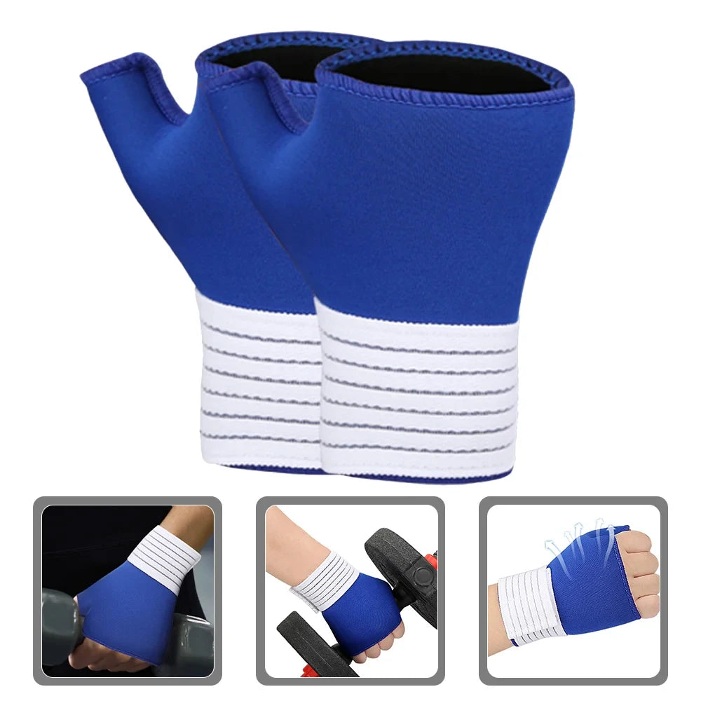 Wrist Compression Sleeves, Wrist Brace Support With Strap for Arthritis, Tendonitis, Sprains,Workout - Comfortable & Breathable