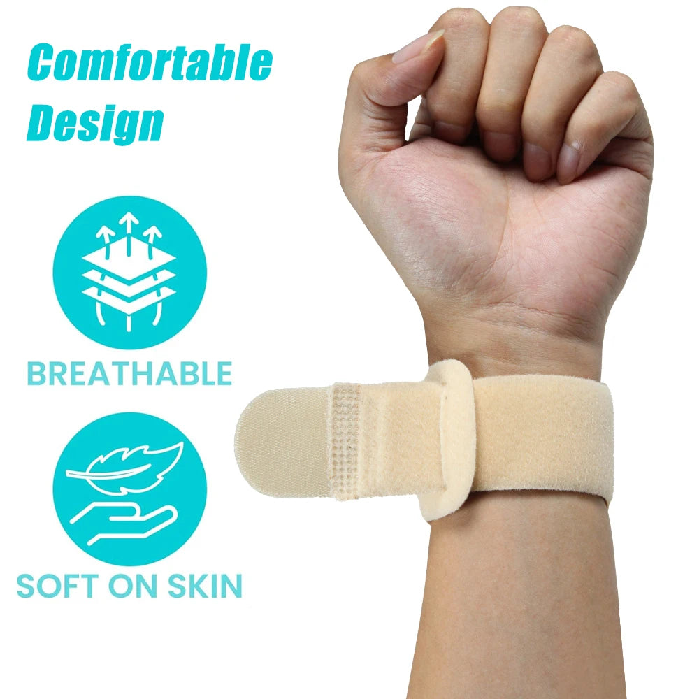 1Pcs Black Adjustable Wrist Brace for TFCC Tears, For Left and Right Wrists, Support for Weight Bearing Strain, Exercise