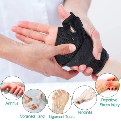 1Pcs Sports Wrist Brace Sprain Prevention Wrist Protector Adjust-to-Fit Thumb Stabilizer,  For Men and Women