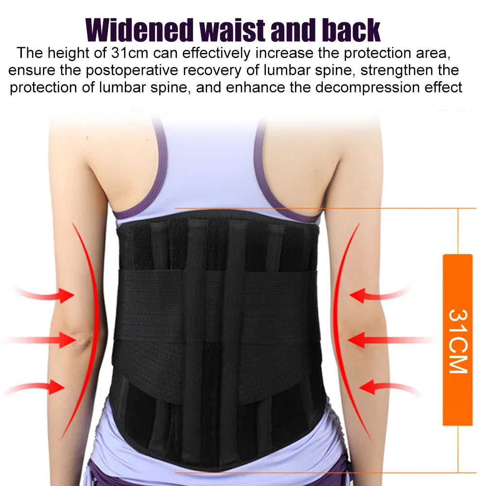 Lumbar Support Belt, Lower Back Braces for Back Pain Relief - Waist Back Brace for Herniated Disc,Sciatica,Scoliosis