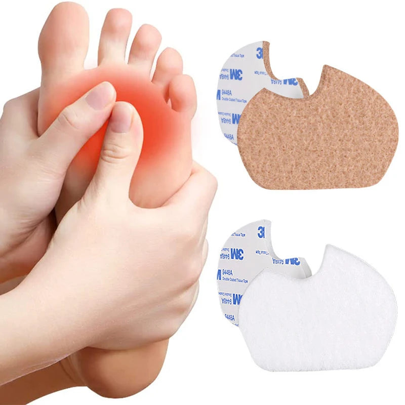 2Pcs/Pair Ball of Foot Cushions Metatarsal Pads for Forefoot Pain Relief Foot Care Protectors for Men and Women