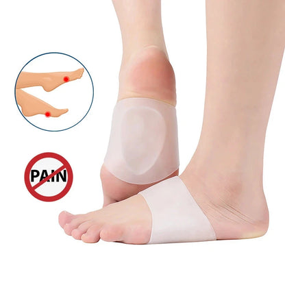 2Pcs/Pair Gel Arch Support Sleeves for Plantar Fasciitis Flat Foot Pain Relief Foot Compression Cushions Foot Care Tool