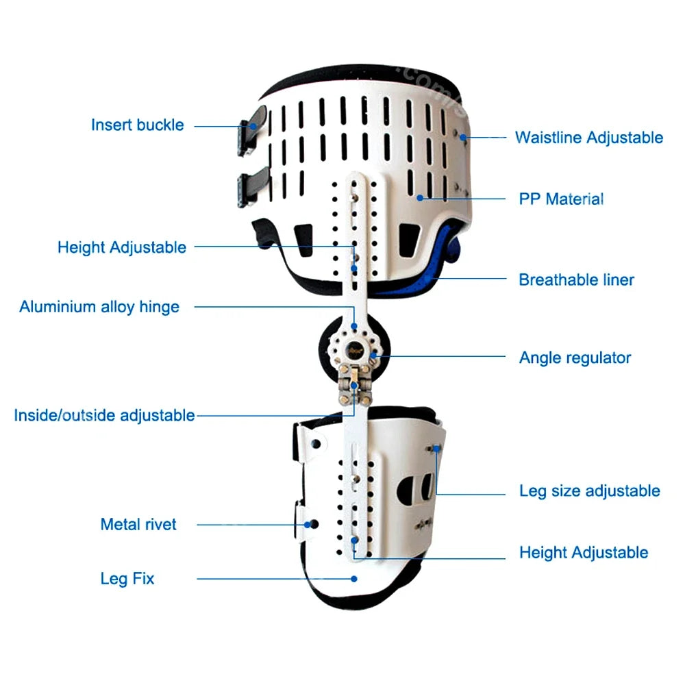 Hip Stabiliser Support Brace Corrector Hinged Hip Abduction Orthosis for Hip Groin Hamstring Thigh Sciatic Nerve Pain Relief