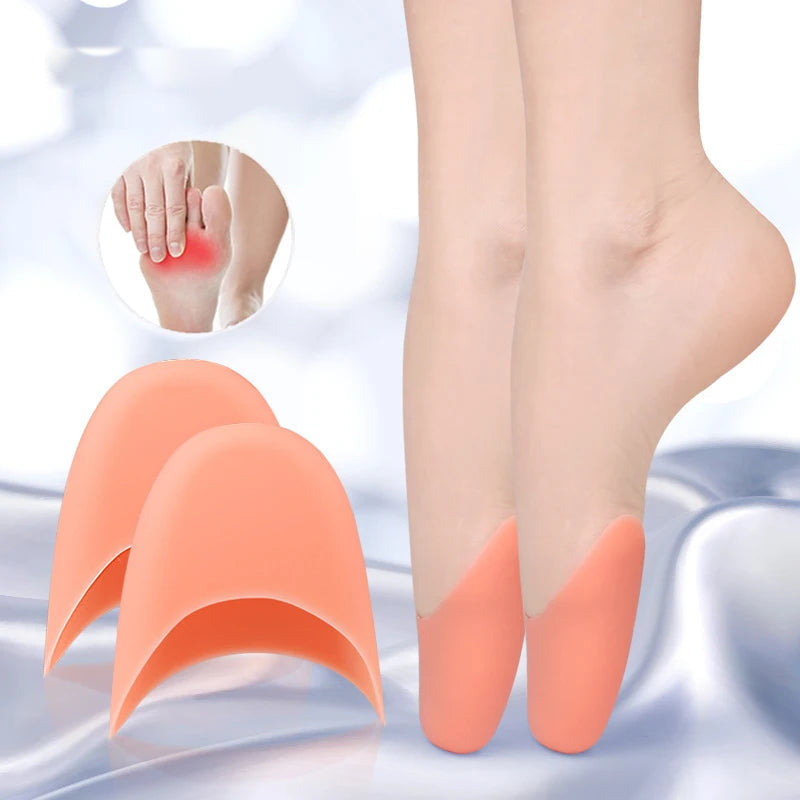 2Pcs Gel Pointe Ballet Dance Shoe Toe Pads Toe Protector Soft  Toe Covers High Heels Toe Caps