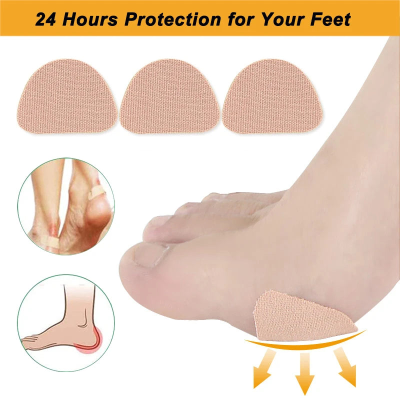 3/6/15Pcs Moleskin Flannel Tape Adhesive Pads Anti-wear Heel Sticker Prevent Blister Foot Pain Relief Reduce Friction Pad