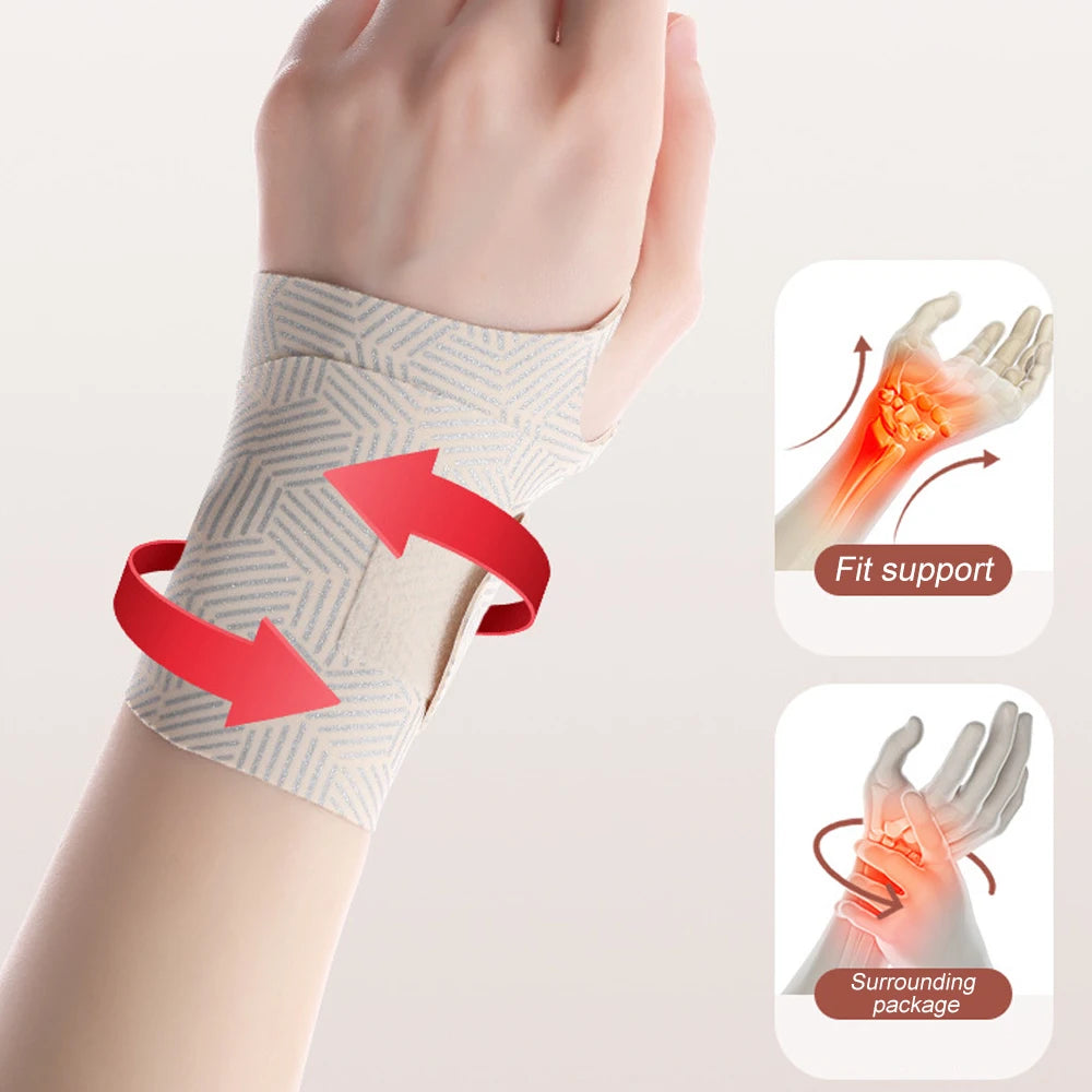 Ultra Thin Wrist Brace Support , Sport Wrist Thumb Compression Wraps for Carpal Tunnel, Adjustable Wrist Straps for Men Women