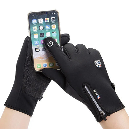 1Pair Winter Gloves Men Women Touch Screen Warm Thermal Gloves, Cold Weather Gloves for Running Cycling Hiking Driving