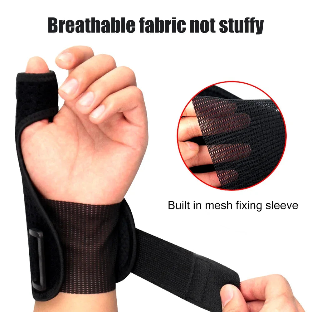 1Pcs Wrist Thumb Support Brace Wrist Splint for Tendonitis Arthritis Breathable Thumb Protector Guard Fits Right and Left Hand