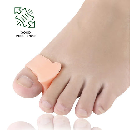 2Pcs/Pair Gel Big Toe Separator for Overlapping Hammer