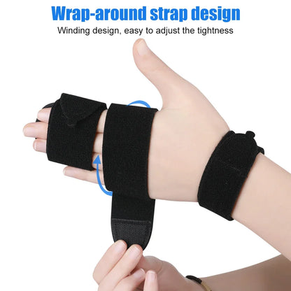 Wrist Hand Palm Brace Support with Metal Splint Stabilizer for Tendonitis, Arthritis, Sprains Strains, Carpal Tunnel Syndrome