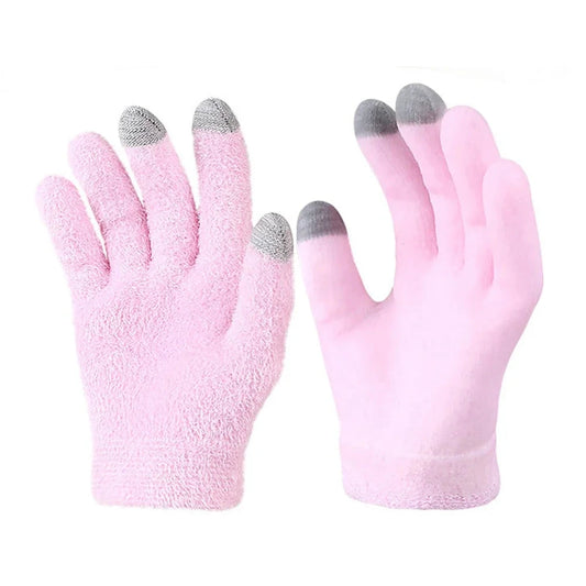 Touch Screen Spa Gloves, Moisturizing Gel Gloves Heal Eczema Cracked Dry Skin Cracked hand, Cuticles for for Repair Treatment