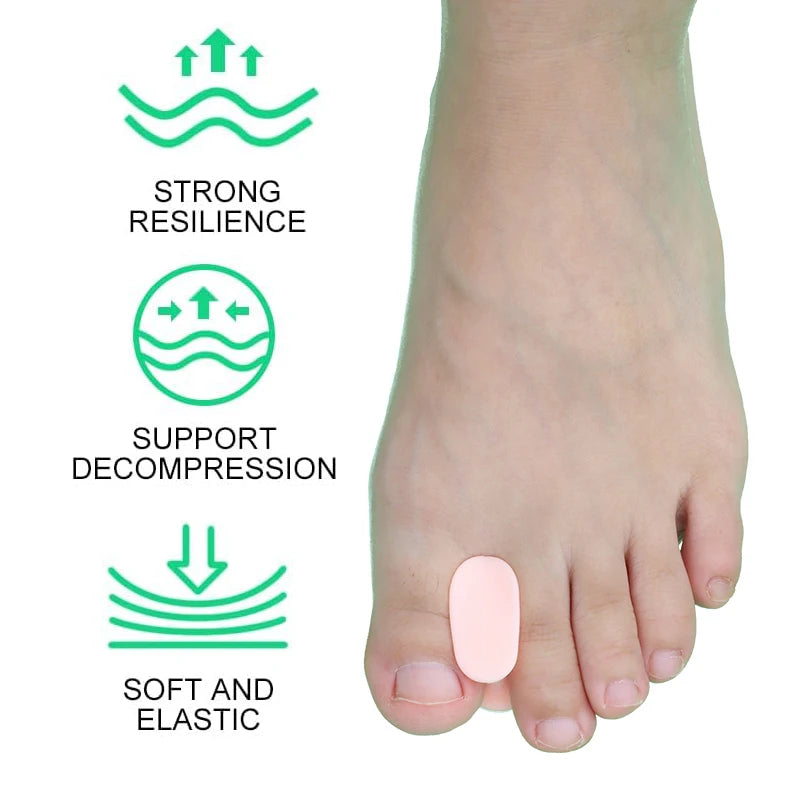 2/4Pcs Gel Toe Separators Bunion Pads Toe