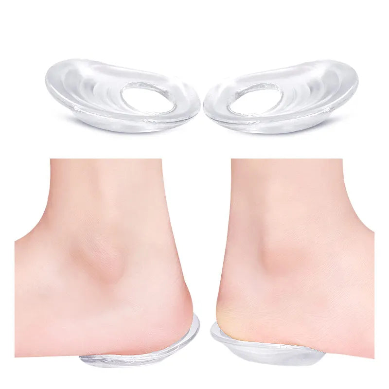 2Pcs/Pair Moisturizing Gel Heel Socks Cracked Soft Foot Protectors Relieve Heel Pain Feet Care Tool for Men and Women