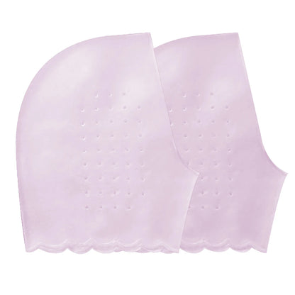 2Pcs Soft Gel Breathable Heel Protectors Plantar Fasciitis Inserts Cracked Dry Achilles Pain Relief Heel Cushion Pads